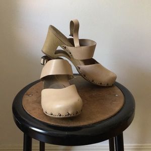 Light Nude Dansko Clog Heels
